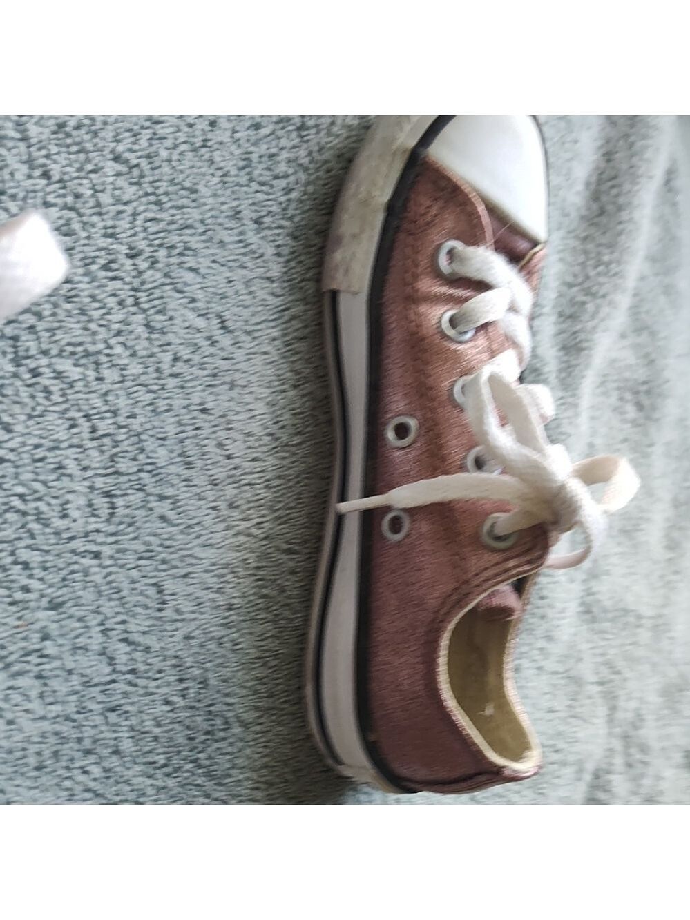 Pink and White Low-Top Sneakers - Picture 7 of 7